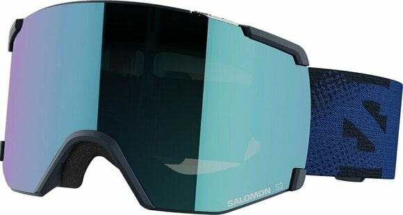 Ski Goggles Salomon S/View ML Dress Blue/ML Mid Blue Ski Goggles - 1