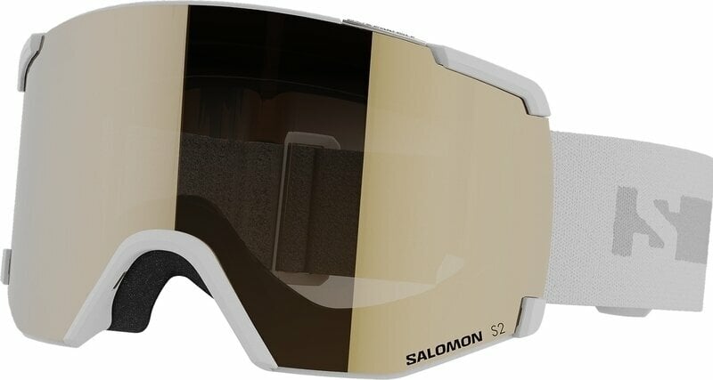 Ski Brillen Salomon S/View Flash White/Flash Gold Ski Brillen