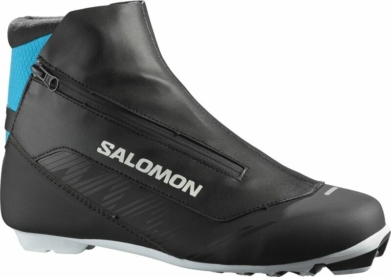 Bežecké lyžiarske topánky Salomon RC8 Prolink Black/Process Blue 10