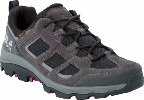 Womens Outdoor Shoes Jack Wolfskin Vojo 3 Texapore Low W Dark Steel/Purple 35,5 Womens Outdoor Shoes - 1