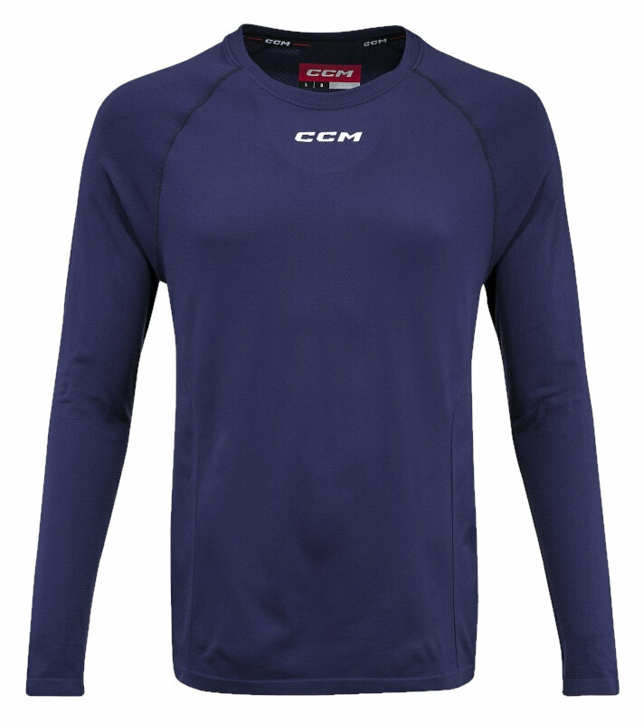 Eishockey T-Shirt und Polo CCM Premium Training LS Tee Eishockey T-Shirt und Polo