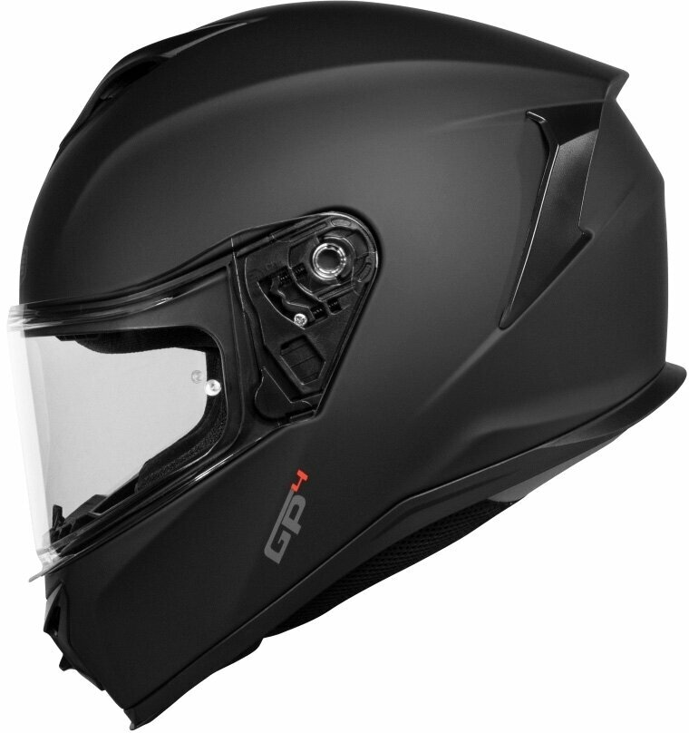 Helmet CMS GP4 Plain ECE 22.06 Black Matt L Helmet