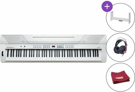 Cyfrowe stage pianino Kurzweil KA90-WH Wooden Stand SET Cyfrowe stage pianino - 1