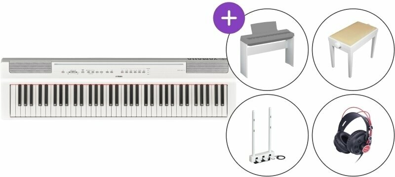 Digital Stage Piano Yamaha P-121WH deluxe set Digital Stage Piano