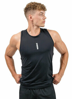 T-shirt de fitness Nebbia Active Tank Top Dynamic Black 2XL T-shirt de fitness - 1