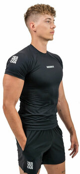 T-shirt de fitness Nebbia Workout Compression T-Shirt Performance Black 2XL T-shirt de fitness - 1
