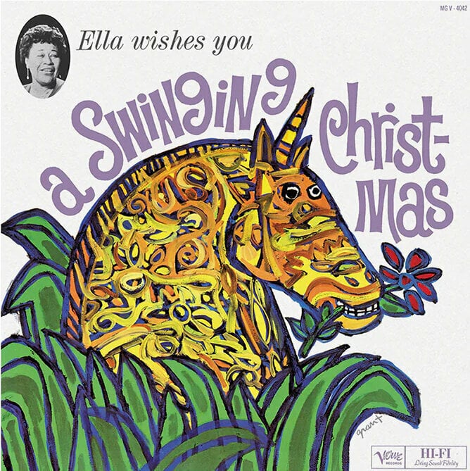 Vinyl Record Ella Fitzgerald - Ella Wishes You A Swinging Christmas (Reissue) (LP)