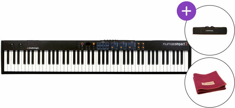 Piano digital de palco Studiologic Numa Compact 2 Soft Case SET Piano digital de palco
