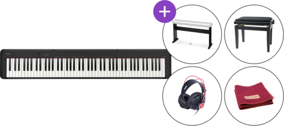Digitralni koncertni pianino Casio CDP-S100BK SET Digitralni koncertni pianino - 1
