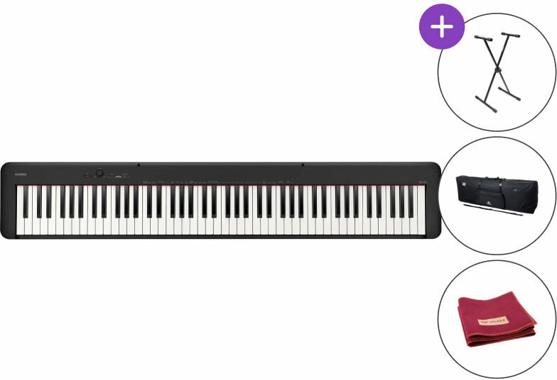 Digitální stage piano Casio CDP-S100BK Portable SET Digitální stage piano