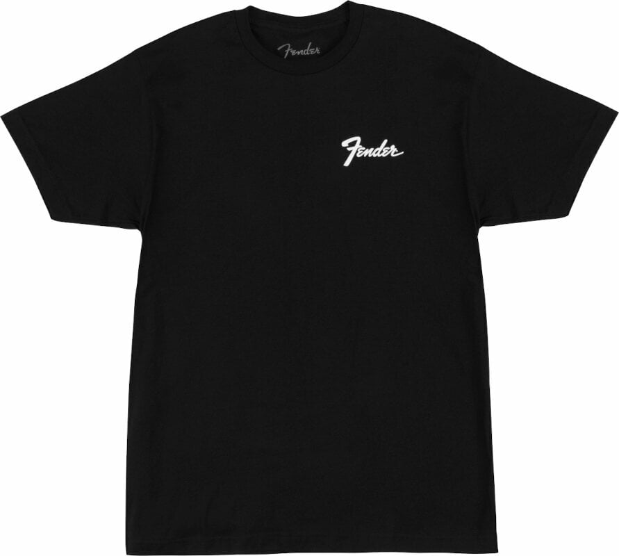 Camiseta de manga corta Fender Camiseta de manga corta Transition Logo Tee Black S
