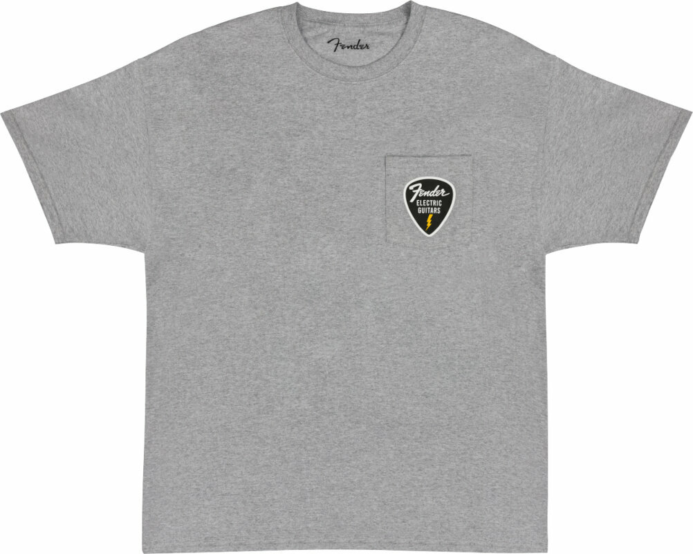 Fender Ing Pick Patch Pocket Tee Athletic Gray S
