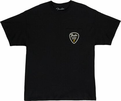 T-Shirt Fender T-Shirt Pick Patch Pocket Tee Unisex Black L - 1