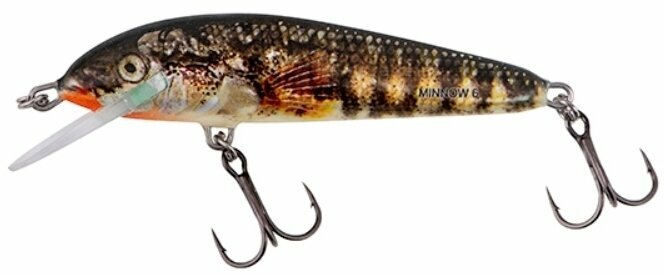 Wobbler Salmo Minnow Sinking Holo Stickleback 5 cm 5 g Wobbler