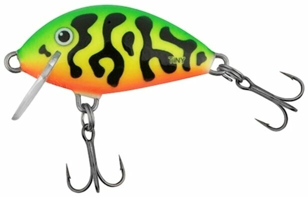 Kalastus wobbler Salmo Tiny Floating Green Tiger 3 cm 2 g Kalastus wobbler