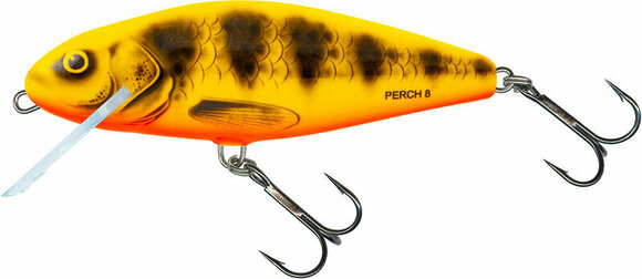 Fishing Wobbler Salmo Perch Floating Yellow Red Tiger 8 cm 12 g - 1