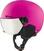 Skidhjälm Alpina Zupo Visor Q-Lite Junior Ski helmet Pink Matt S Skidhjälm