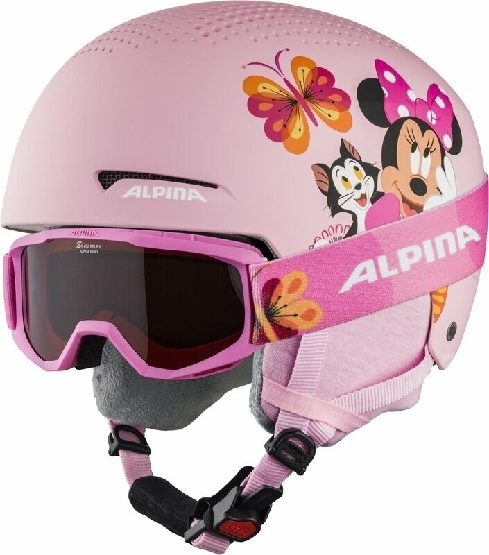 Skihelm Alpina Zupo Disney Set Kid Ski Helmet Minnie Mouse Matt M Skihelm