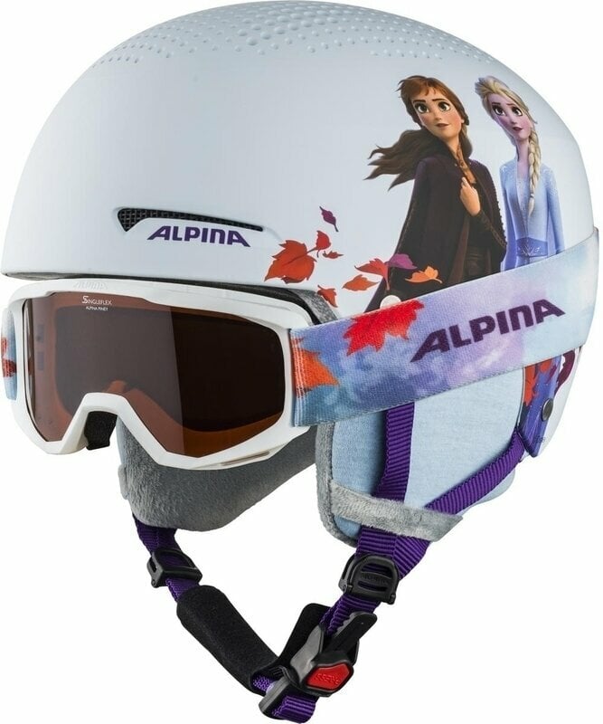 Lyžiarska prilba Alpina Zupo Disney Set Kid Ski Helmet Frozen II Matt M Lyžiarska prilba