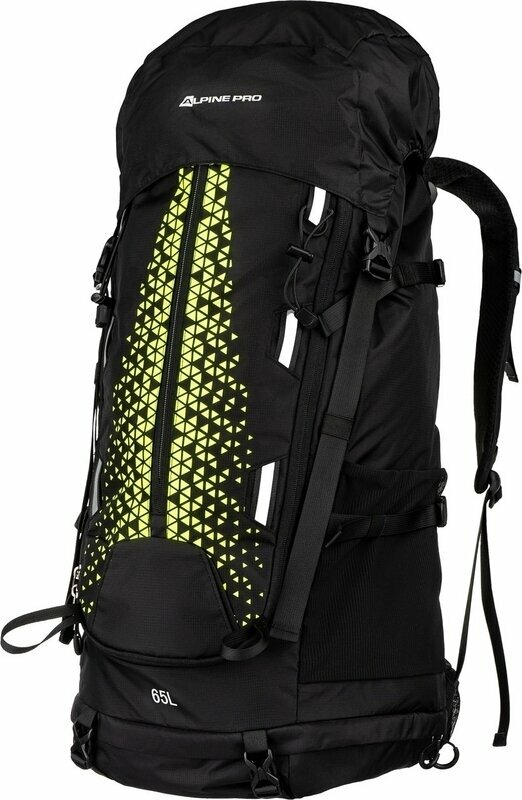 Mochila para exteriores Alpine Pro Pige Outdoor Backpack Black Mochila para exteriores