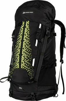 Mochila de exterior Alpine Pro Pige Outdoor Backpack Black Mochila de exterior - 1
