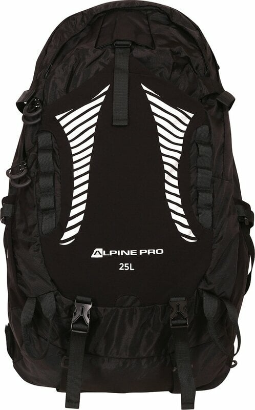 Udendørs rygsæk Alpine Pro Melewe Outdoor Backpack Black Udendørs rygsæk
