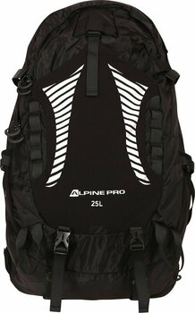 Outdoor Backpack Alpine Pro Melewe Outdoor Backpack Black Outdoor Backpack - 1