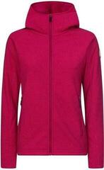 Outdoorová mikina Rock Experience Crystal FZ Woman Fleece Cherries Jubilee Melange