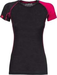 Termikus fehérnemű Rock Experience Makani 2.0 SS Woman T-Shirt Caviar/Cherries Jubilee XL Termikus fehérnemű