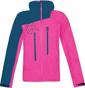 Outdoorjas Rock Experience Mt Watkins 2.0 Hoodie Woman Jacket Super Pink/Moroccan Blue S Outdoorjas - 1