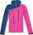 Outdoorjas Rock Experience Mt Watkins 2.0 Hoodie Woman Jacket Super Pink/Moroccan Blue S Outdoorjas