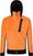 Hættetrøje til udendørs brug Rock Experience Blizzard Tech Hoodie Man Fleece Persimmon Orange/Caviar L Hættetrøje til udendørs brug