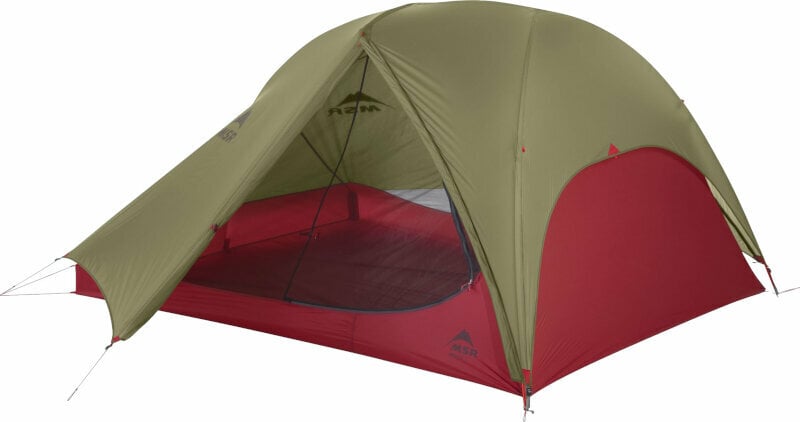 Tenda MSR FreeLite 3-Person Ultralight Backpacking Tent Green/Red Tenda
