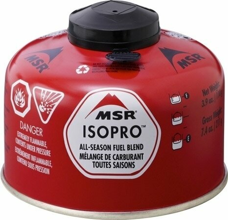 Gasbehållare MSR IsoPro Fuel Europe 110 g Gasbehållare