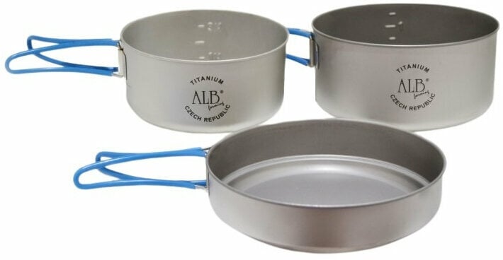Pot, Pan ALB forming Titan Basic Camping Cookware Set Pan-Pot