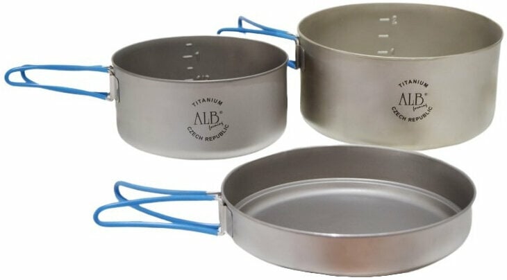 Pot, Pan ALB forming Titan Pro Camping Cookware Set Pan-Pot