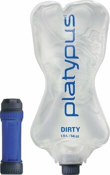 Water Bottle Platypus QuickDraw Microfilter System 1 L Blue Water Bottle - 1