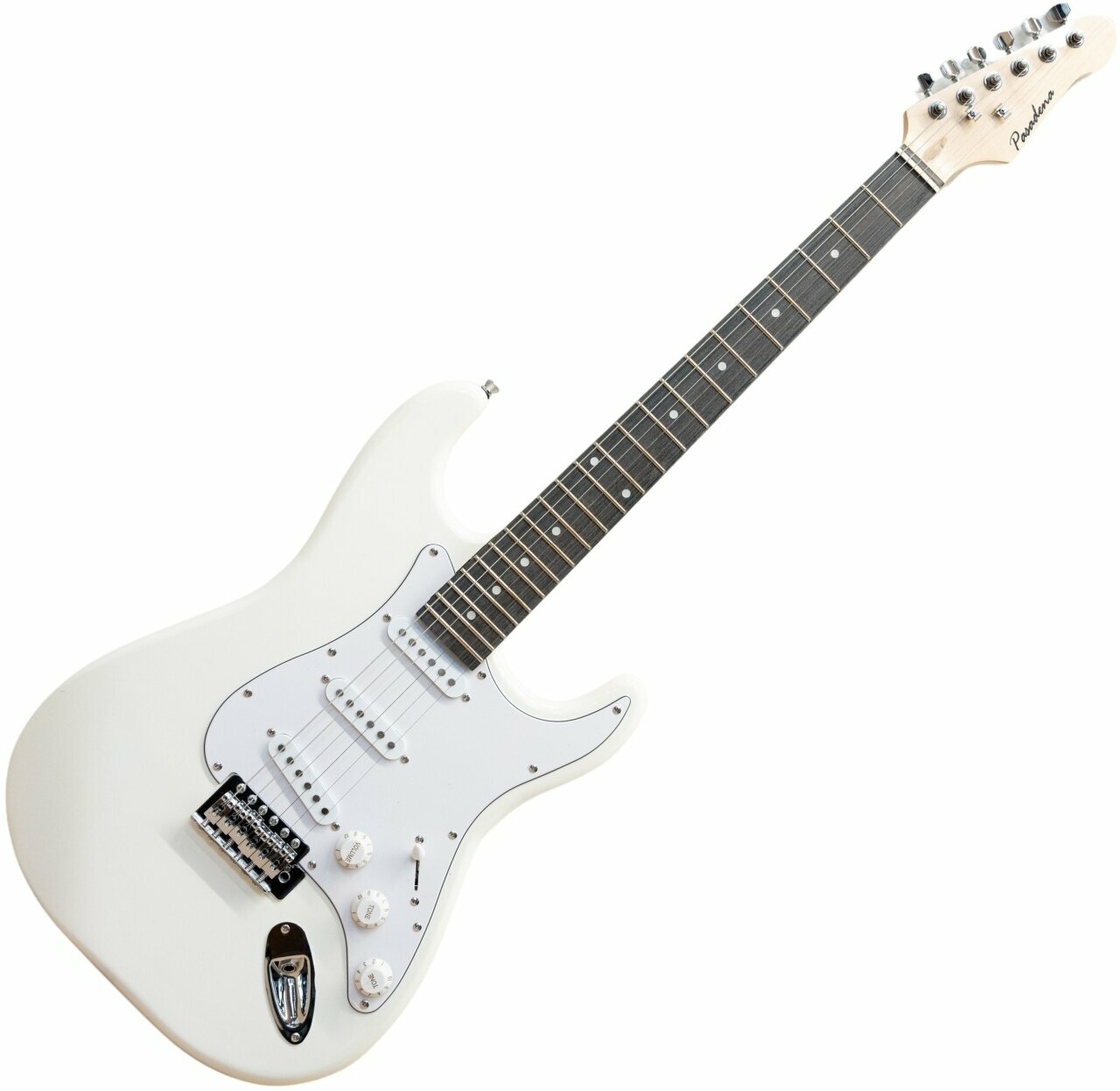 Elektrische gitaar Pasadena ST-11 White