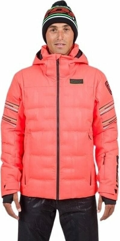 Ski-jas Rossignol Hero Depart Ski Jacket Neon Red XL