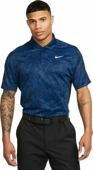 Poloshirt Nike Dri-Fit ADV Tiger Woods Mens Midnight Navy/White XL Poloshirt - 1