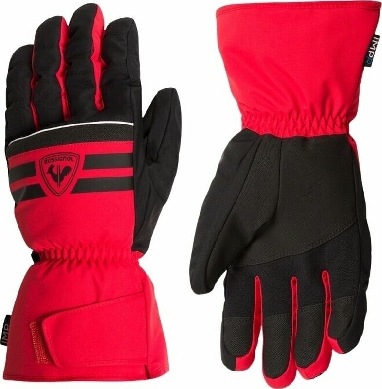 Lyžařské rukavice Rossignol Tech IMPR Ski Gloves Sports Red L Lyžařské rukavice