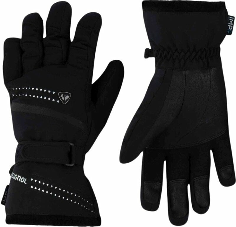 Ski Gloves Rossignol Nova Womens IMPR G Ski Gloves Black M Ski Gloves
