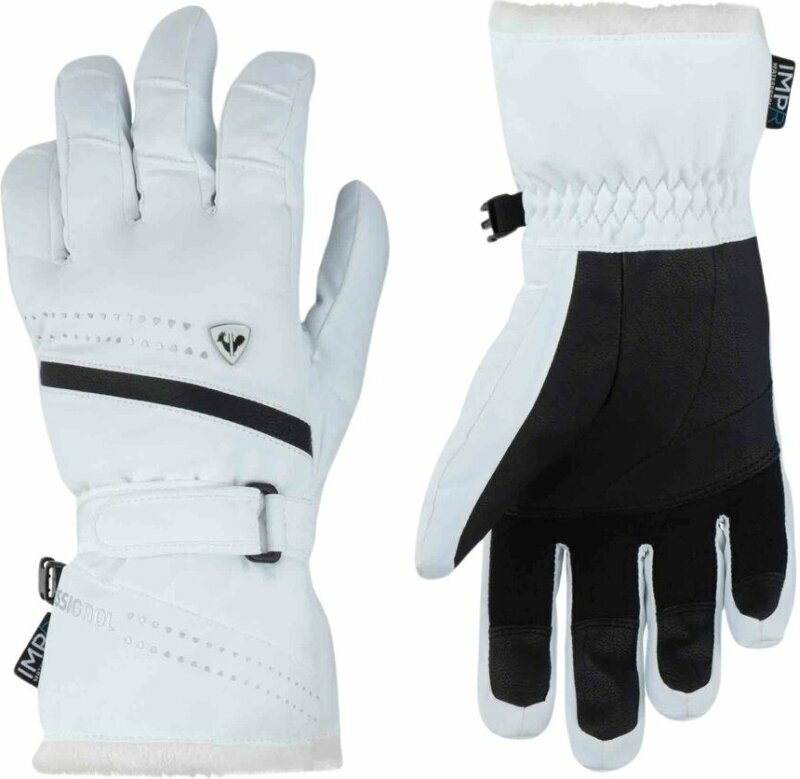 Luvas de esqui Rossignol Nova Womens IMPR G Ski Gloves White M Luvas de esqui