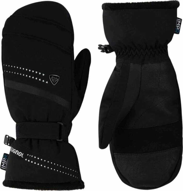 Lyžiarske rukavice Rossignol Nova Womens IMPR Ski Mittens Black L Lyžiarske rukavice