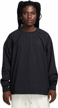 Hoodie/Sweater Nike Club Woven Mens Windshirt Black/Black S - 1