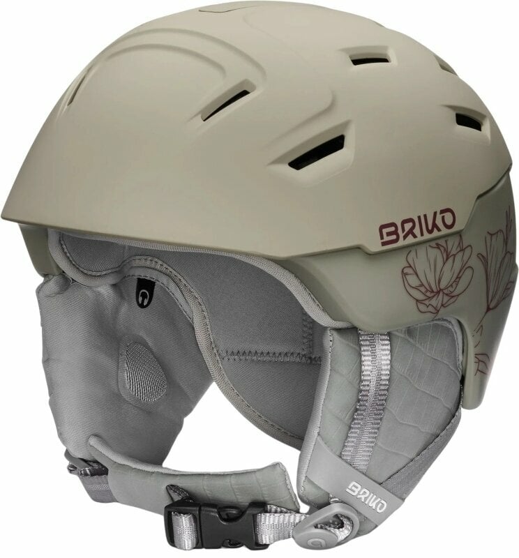 Ski Helmet Briko Crystal X Matt Shiny Nomas Beige/Tawny Port Plum S Ski Helmet
