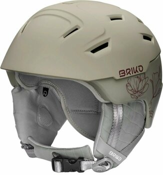 Ski Helmet Briko Crystal X Matt Shiny Nomas Beige/Tawny Port Plum S Ski Helmet - 1