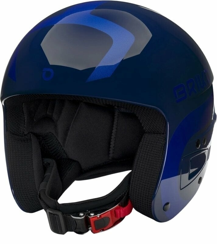 Ski Helmet Briko Vulcano FIS 6.8 EPP Shiny Downriver Blue/Metal Royal Blue 56 Ski Helmet