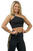 Fitness bielizeň Nebbia High Support Sports Bra INTENSE Asymmetric Black/Gold XS Fitness bielizeň