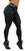Fitness hlače Nebbia Classic High Waist Leggings INTENSE Perform Black/Gold L Fitness hlače